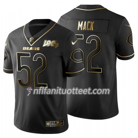 Miesten Chicago Bears NFL Pelipaita Khalil Mack 52 Nike Musta Golden Edition 100th